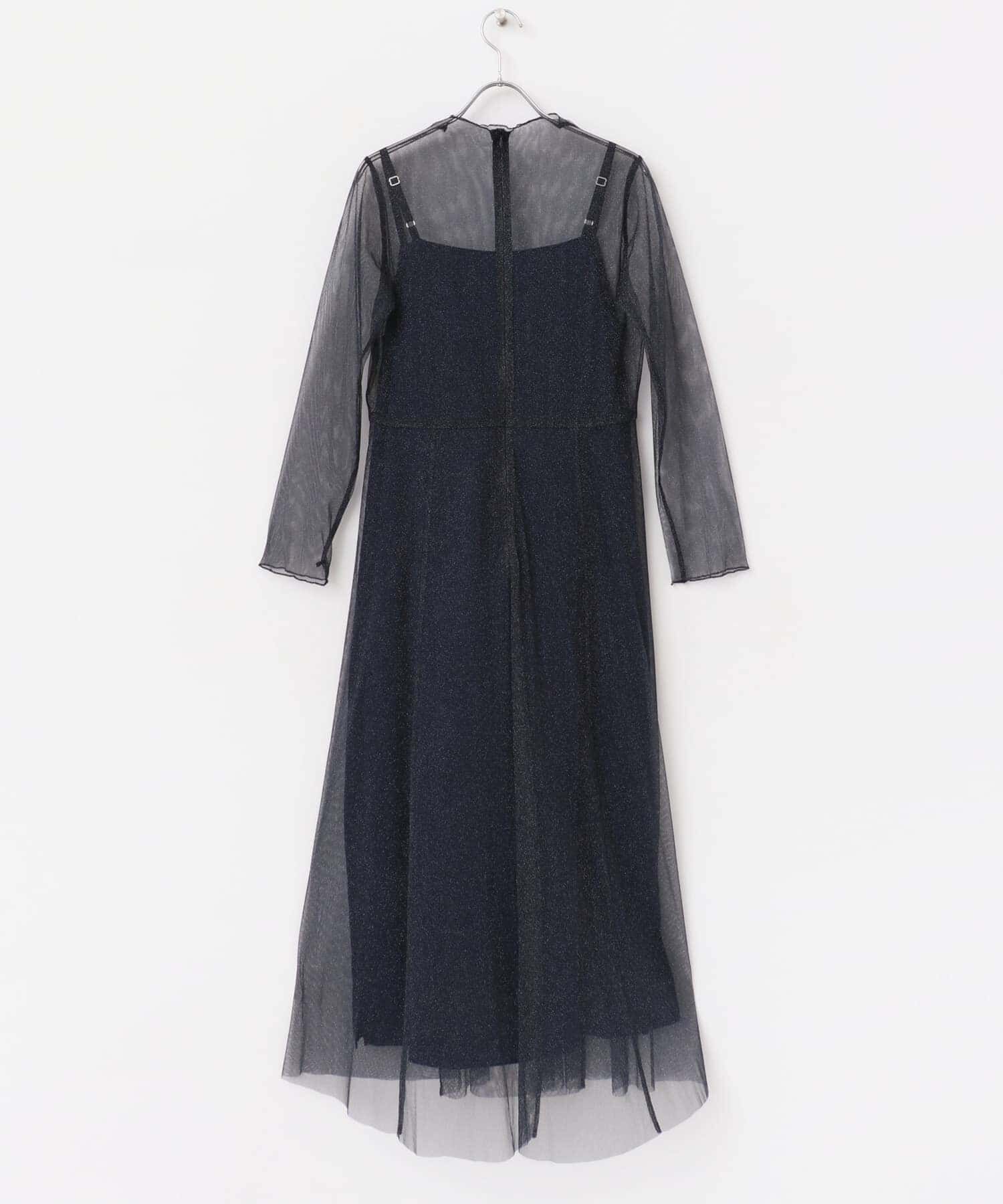 URBAN RESEARCH ROSSO「kaene　ラメチュールメローワンピース」|ワンピース|