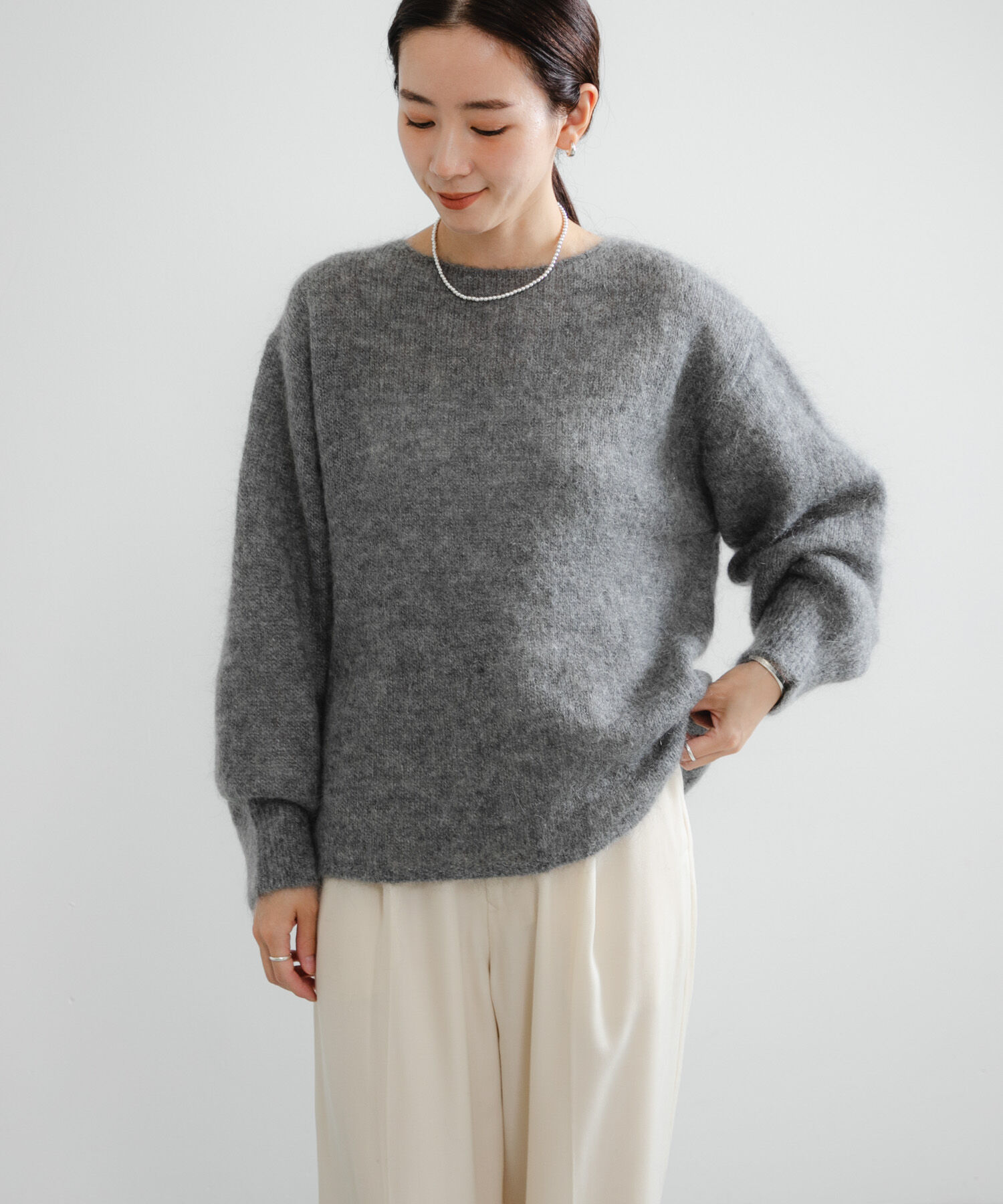 URBAN RESEARCH「ヘアリールーズニット」|ニット・セーター|