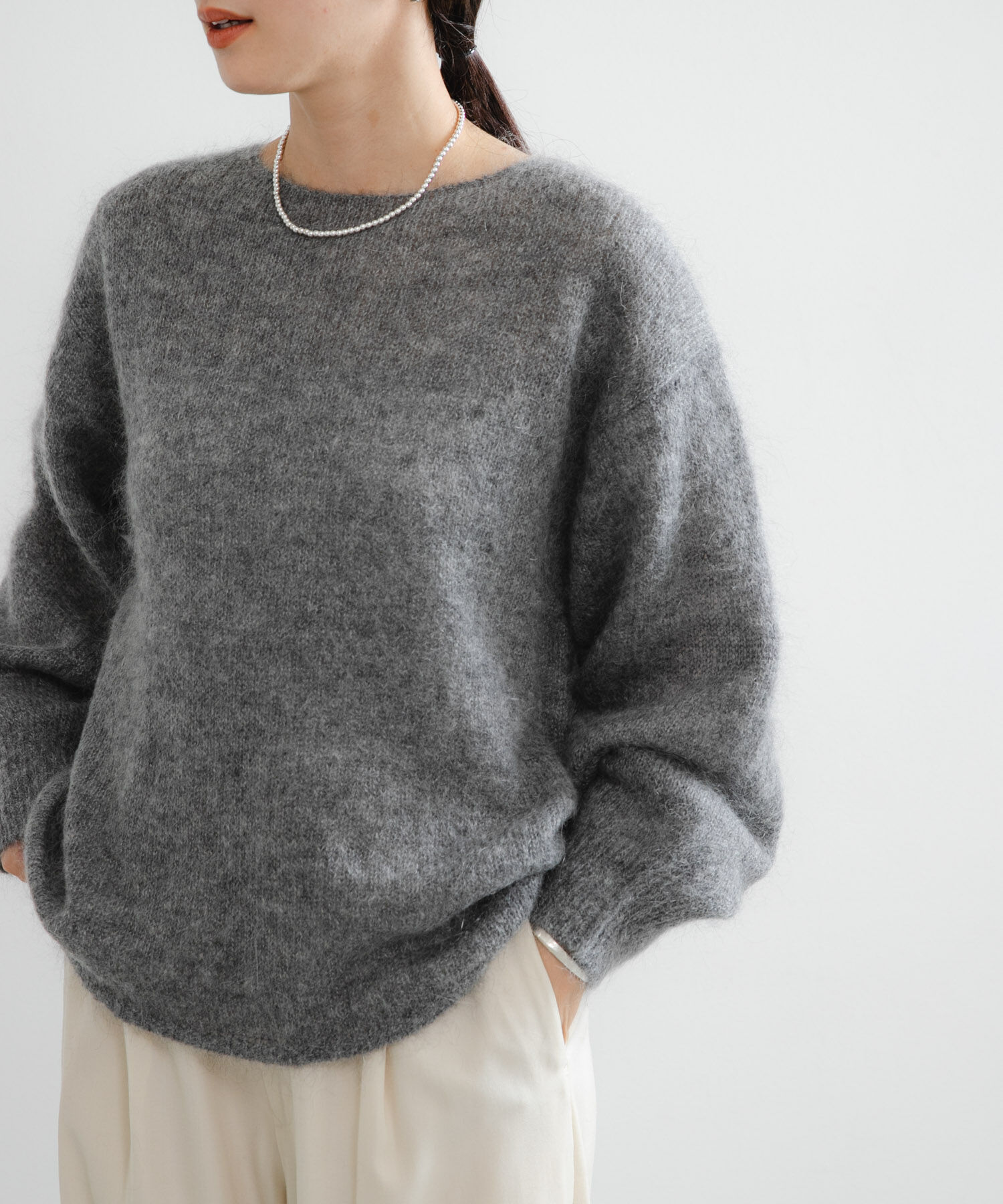 URBAN RESEARCH「ヘアリールーズニット」|ニット・セーター|