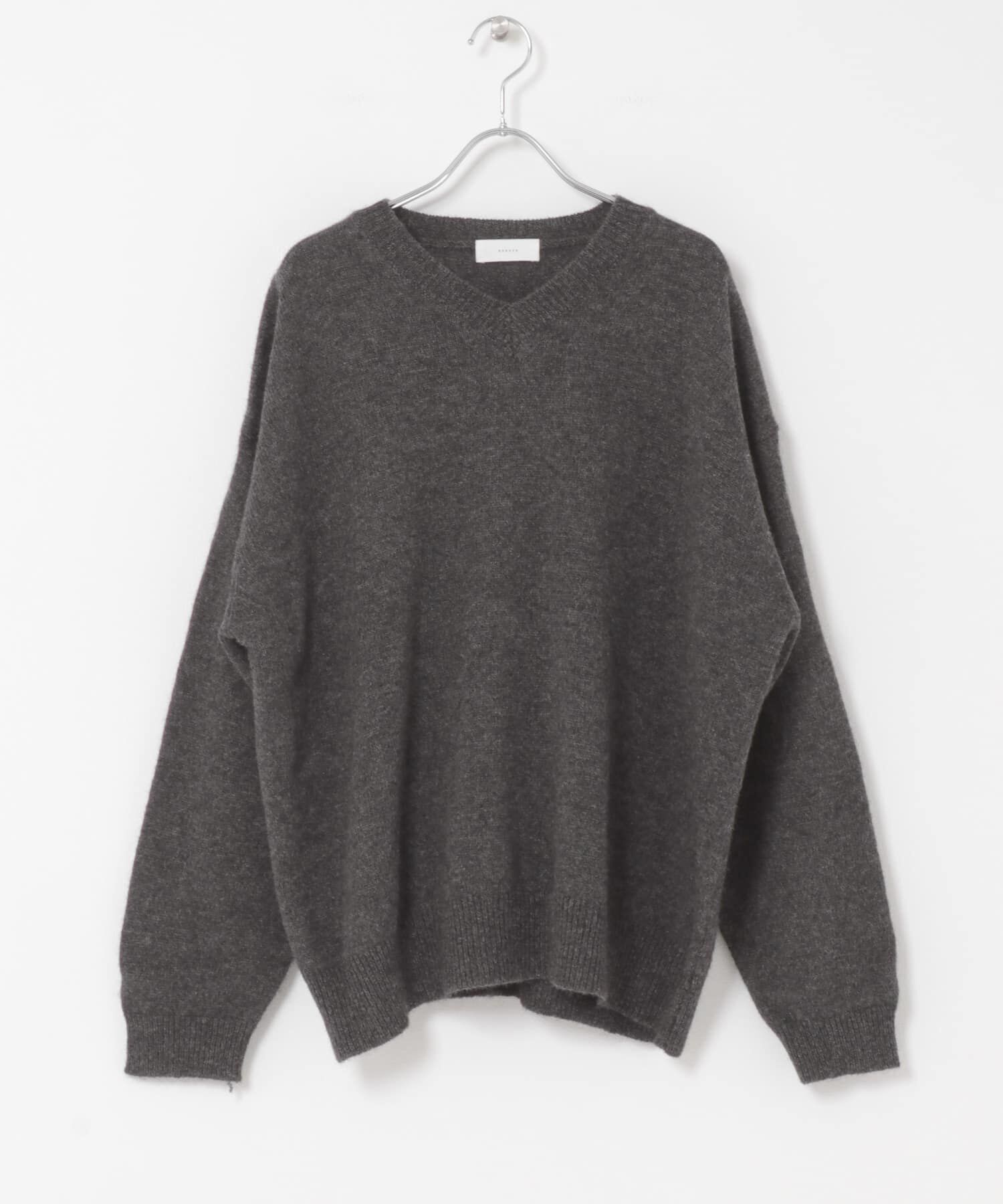 かぐれ「ヤクウールVネックニット」|ニット・セーター|