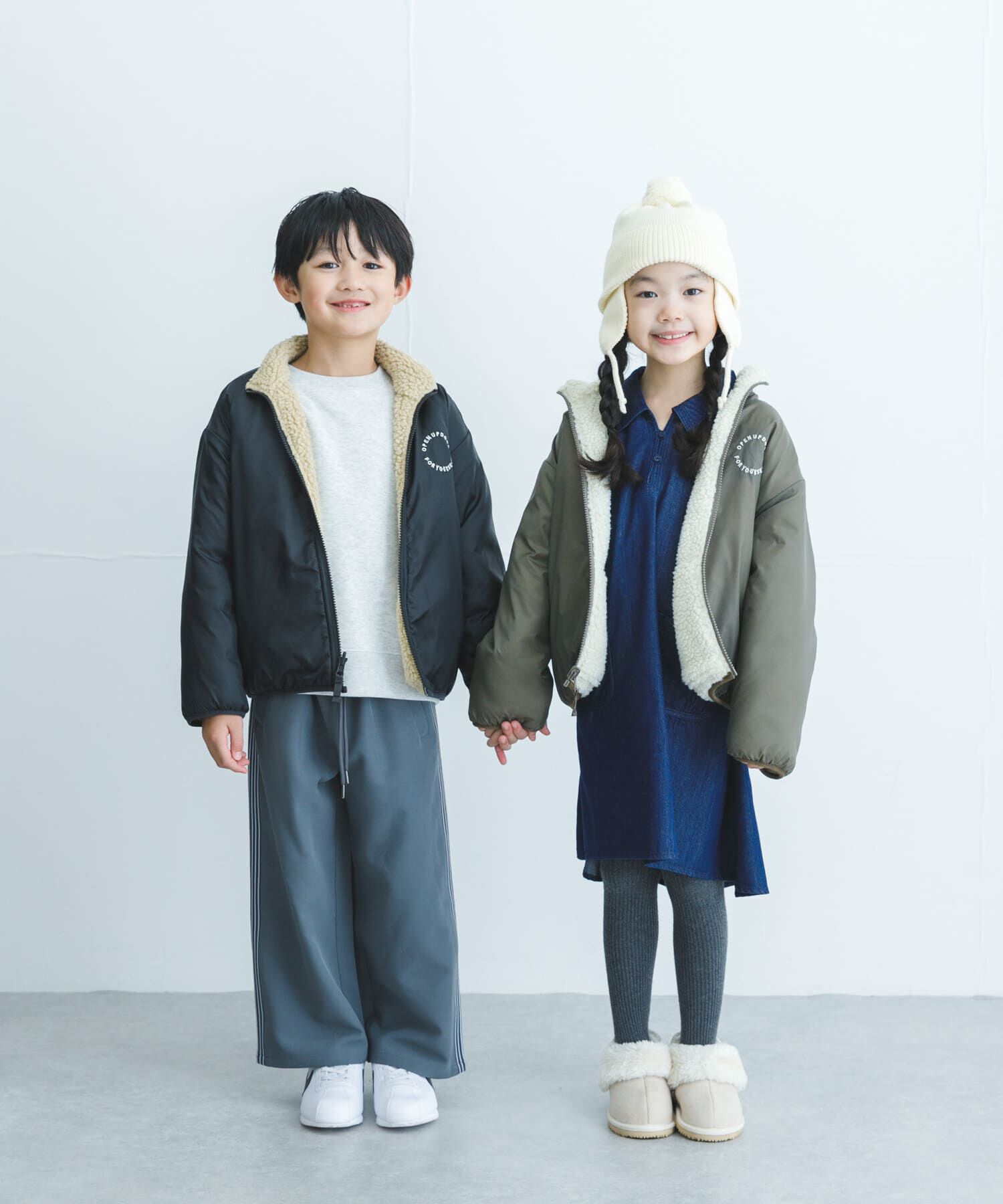 URBAN RESEARCH DOORS「リバーシブルボアジャケット(KIDS)」|その他|