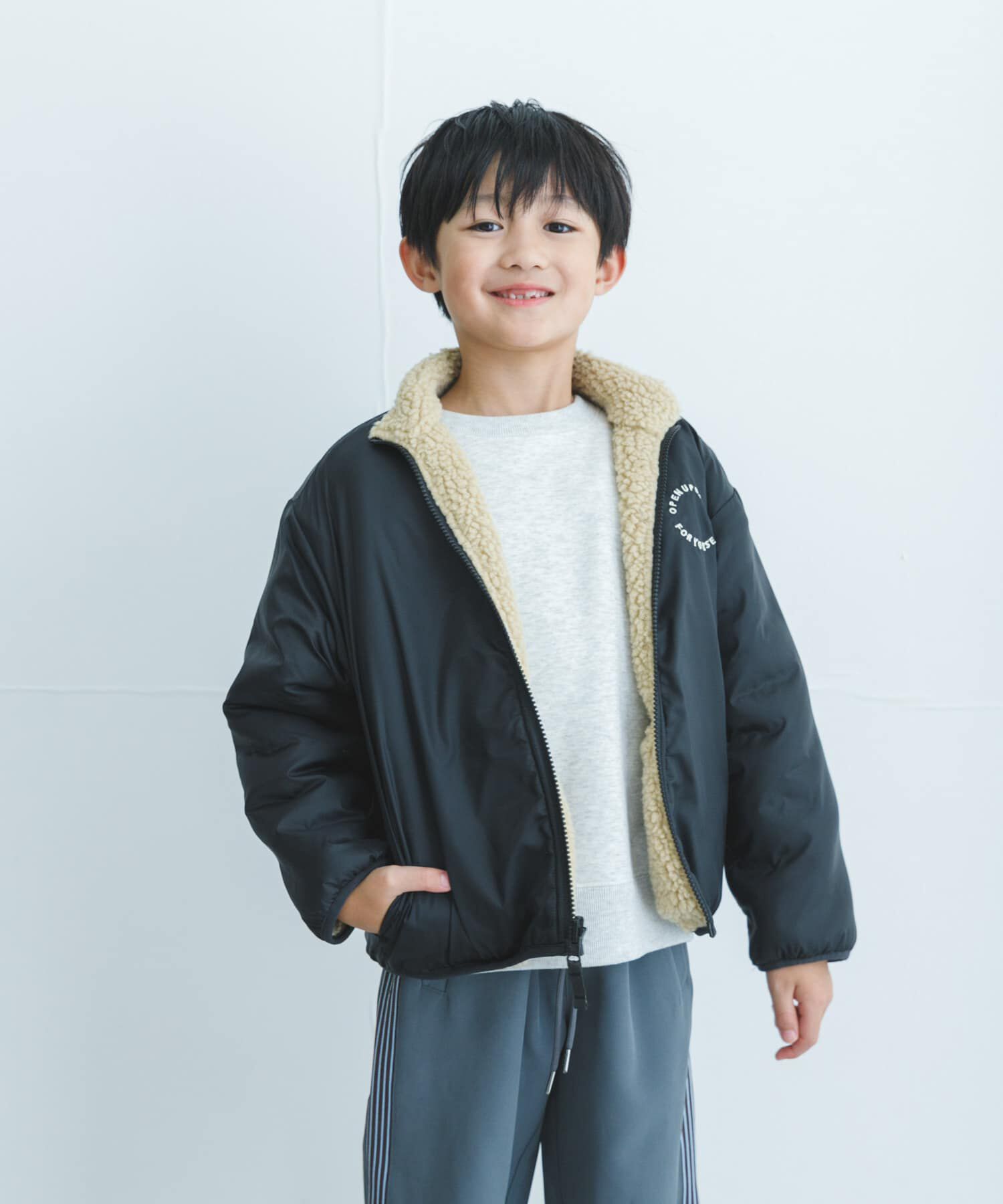 URBAN RESEARCH DOORS「リバーシブルボアジャケット(KIDS)」|その他|