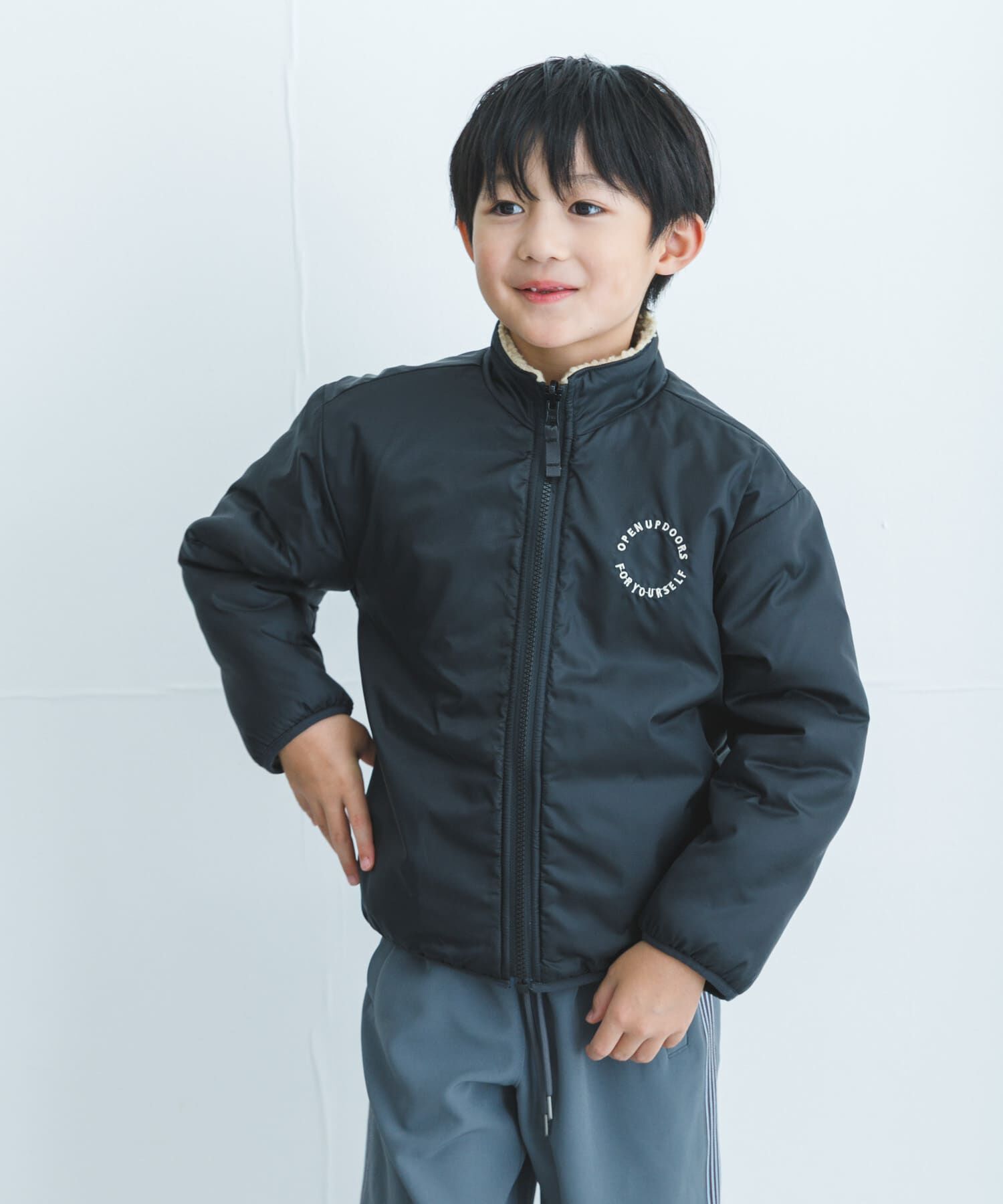 URBAN RESEARCH DOORS「リバーシブルボアジャケット(KIDS)」|その他|