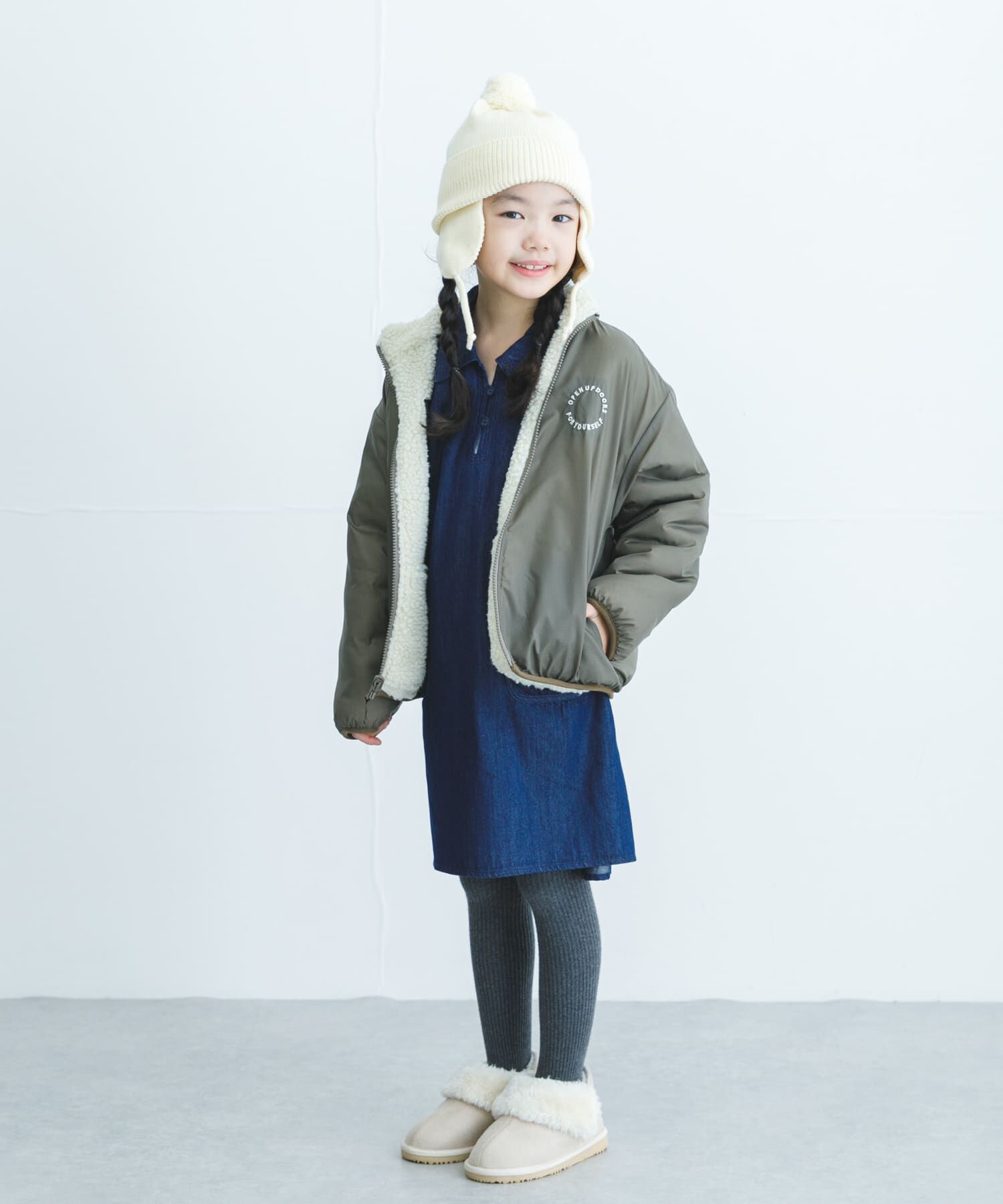 URBAN RESEARCH DOORS「リバーシブルボアジャケット(KIDS)」|その他|