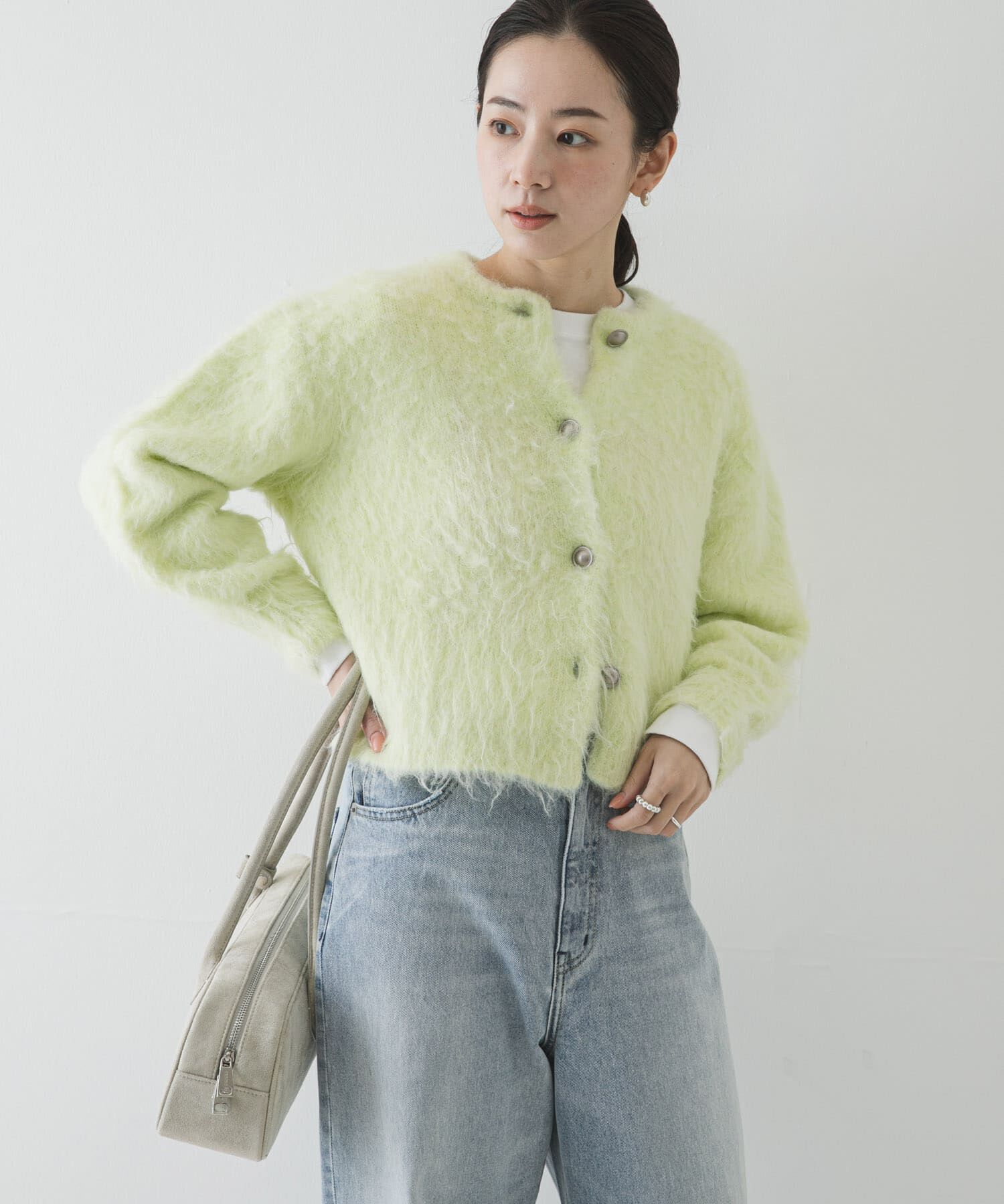 URBAN RESEARCH「ブラッシュシャギーニットカーディガン」|カーディガン|