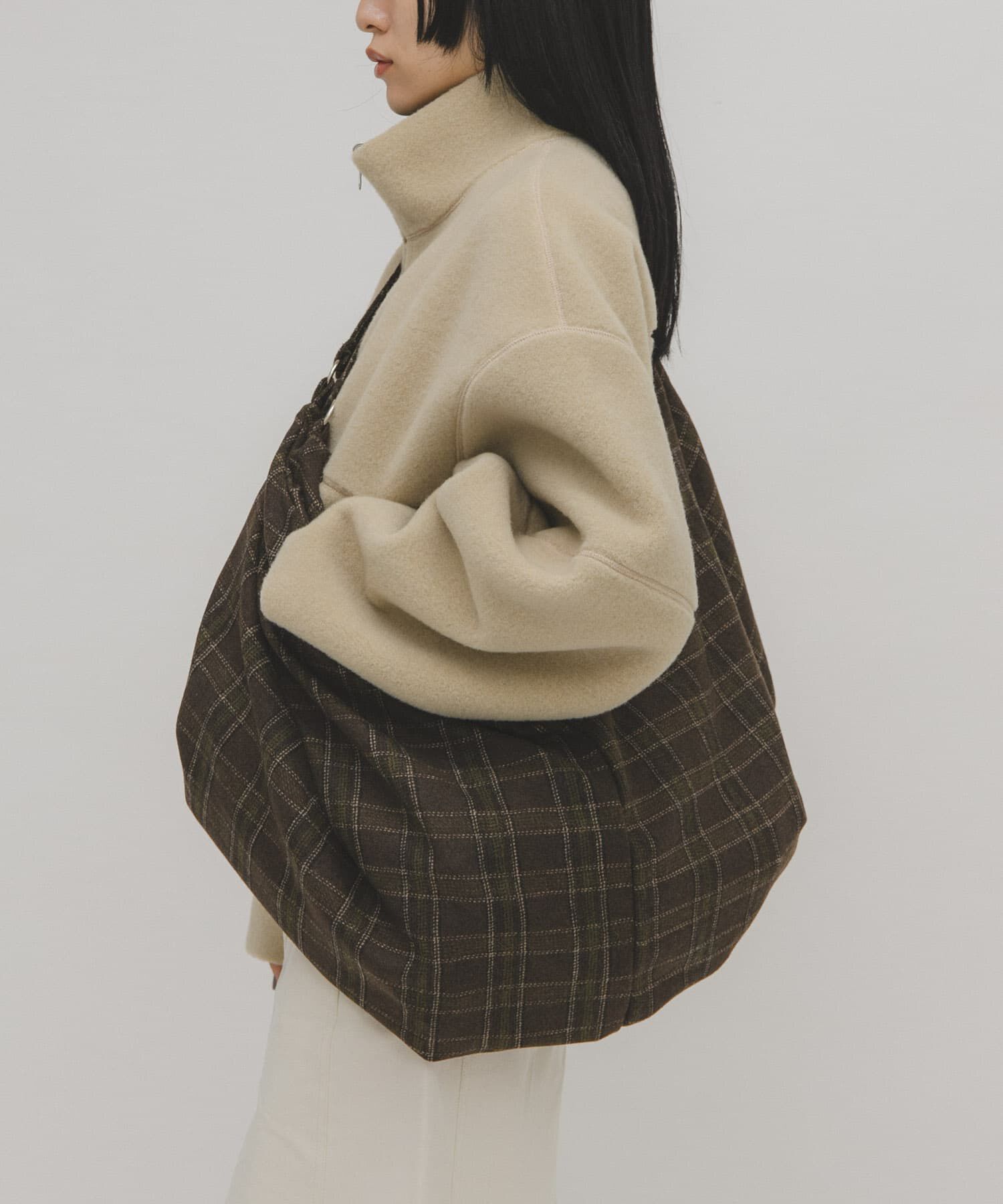  「ウールミックス2WAYイージーBAG」|トートバッグ|ブラウン系その他