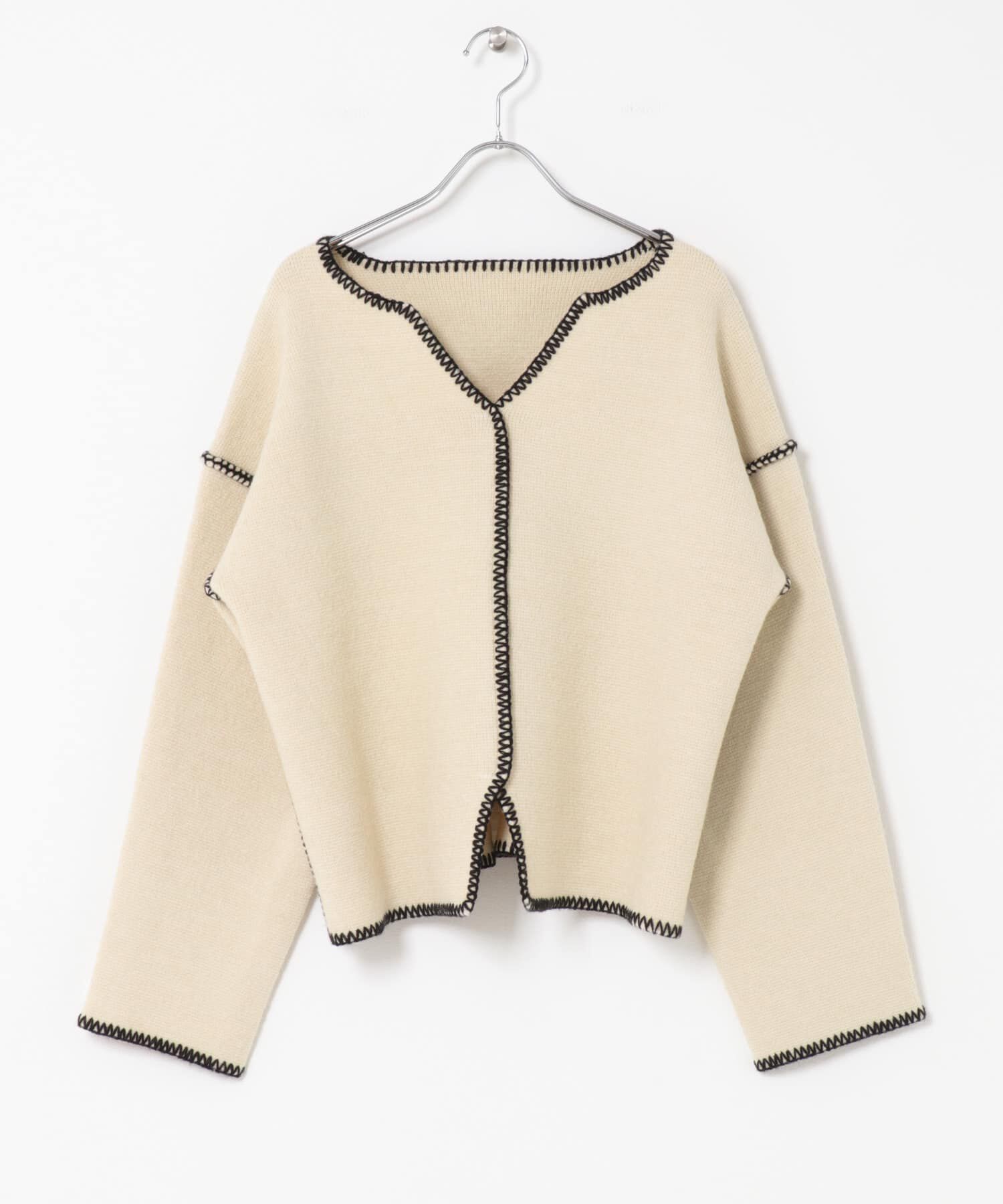  「『WEB/一部店舗限定』カラーハンドステッチ2WAYニット」|ニット・セーター|