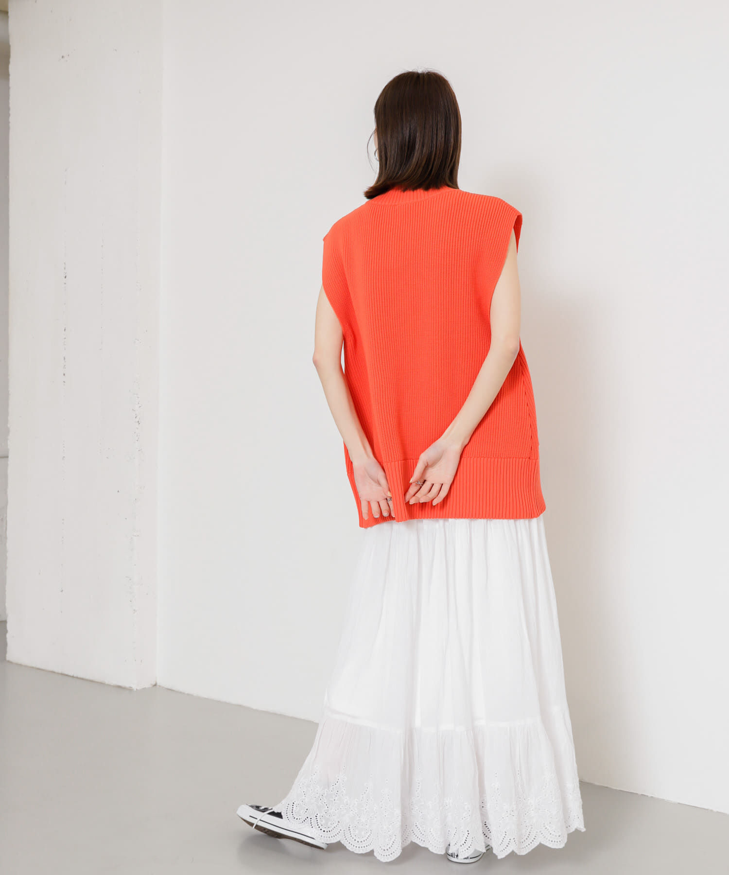 SENSE OF PLACE by URBAN RESEARCH「スカラップレースヨウリュウティアードスカート」|スカート|