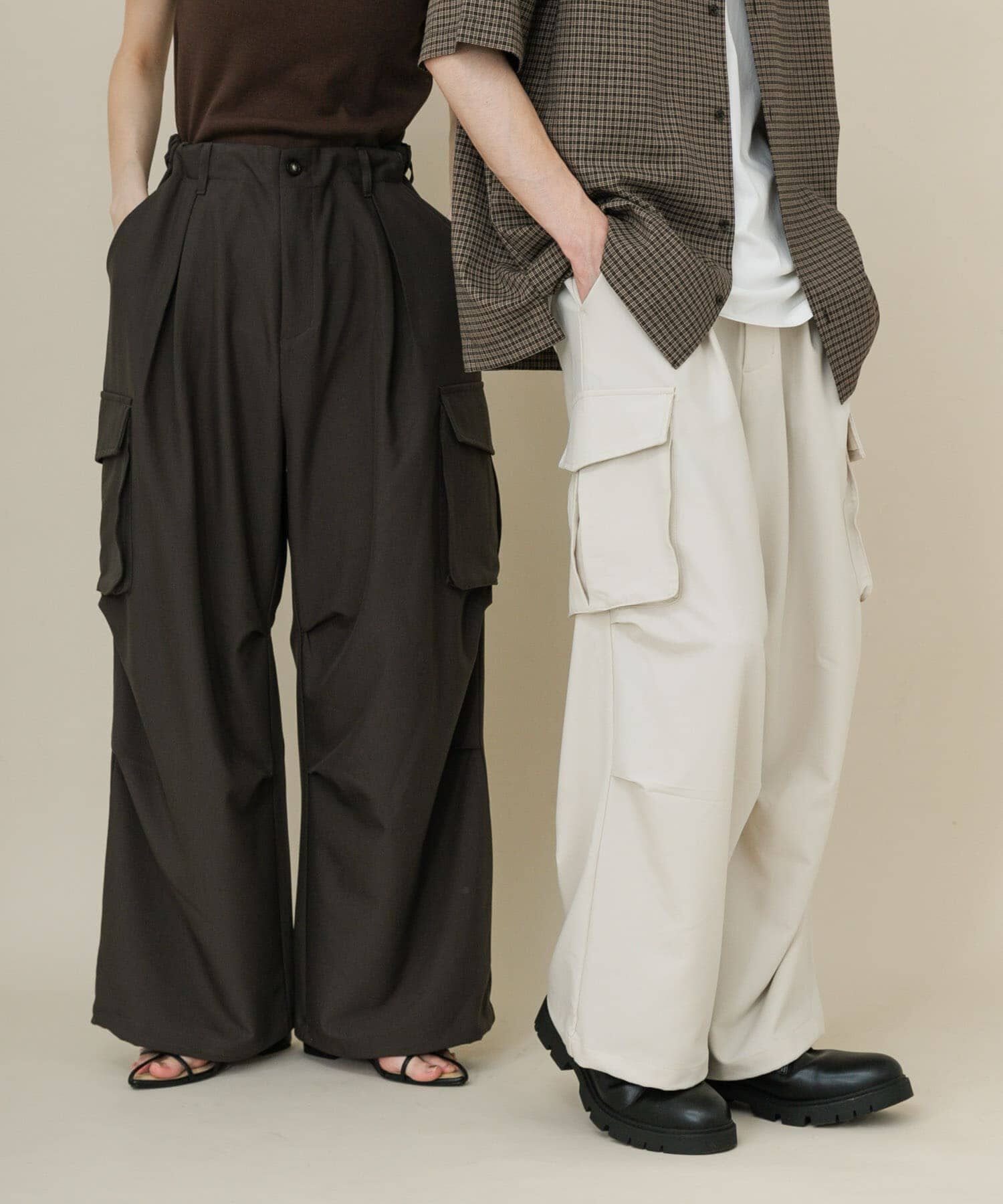 SENSE OF PLACE by URBAN RESEARCH「『ユニセックス』ワイドカーゴパンツ」|その他|