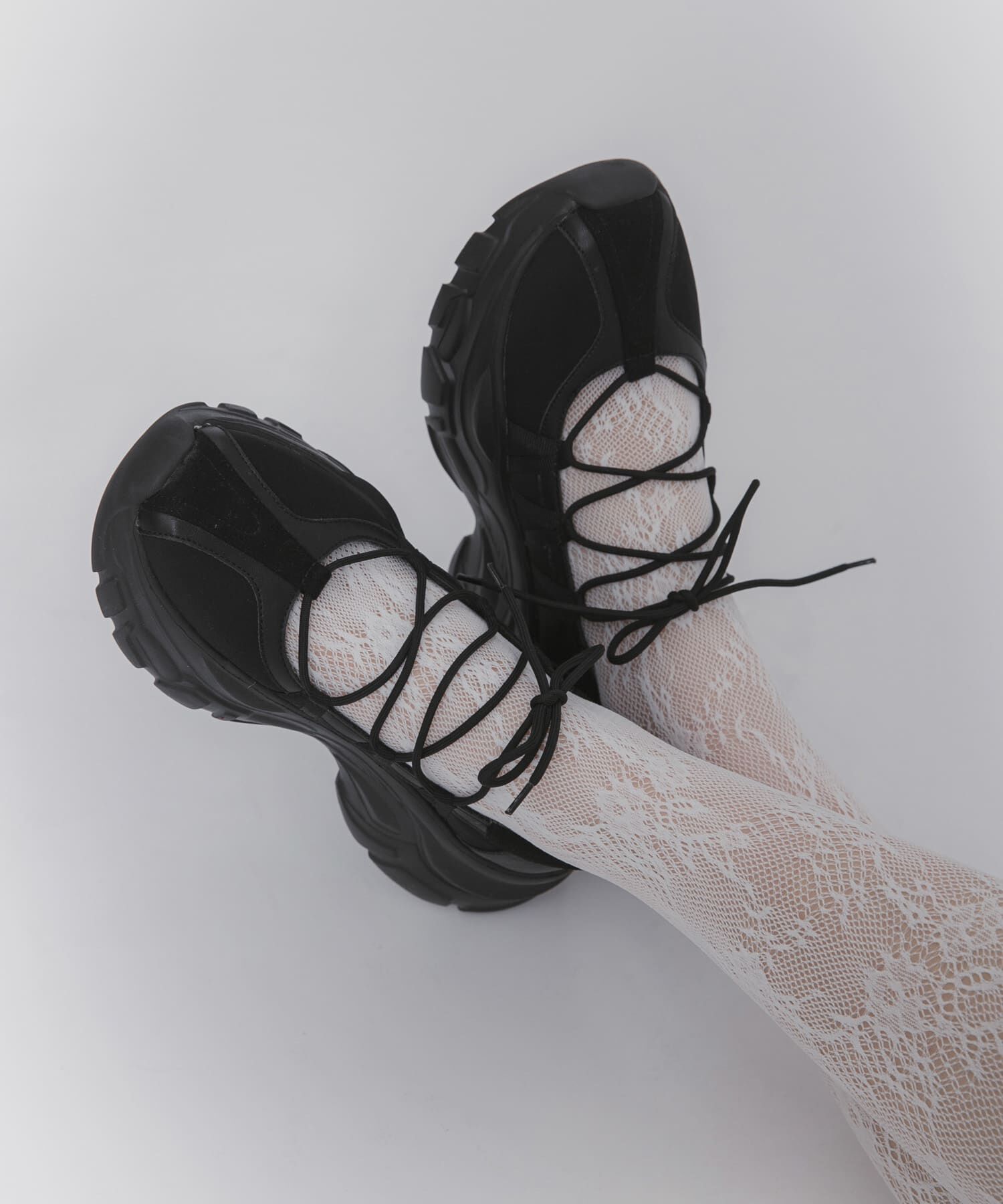 SENSE OF PLACE by URBAN RESEARCH「レースアップバレエスニーカー」|スニーカー|