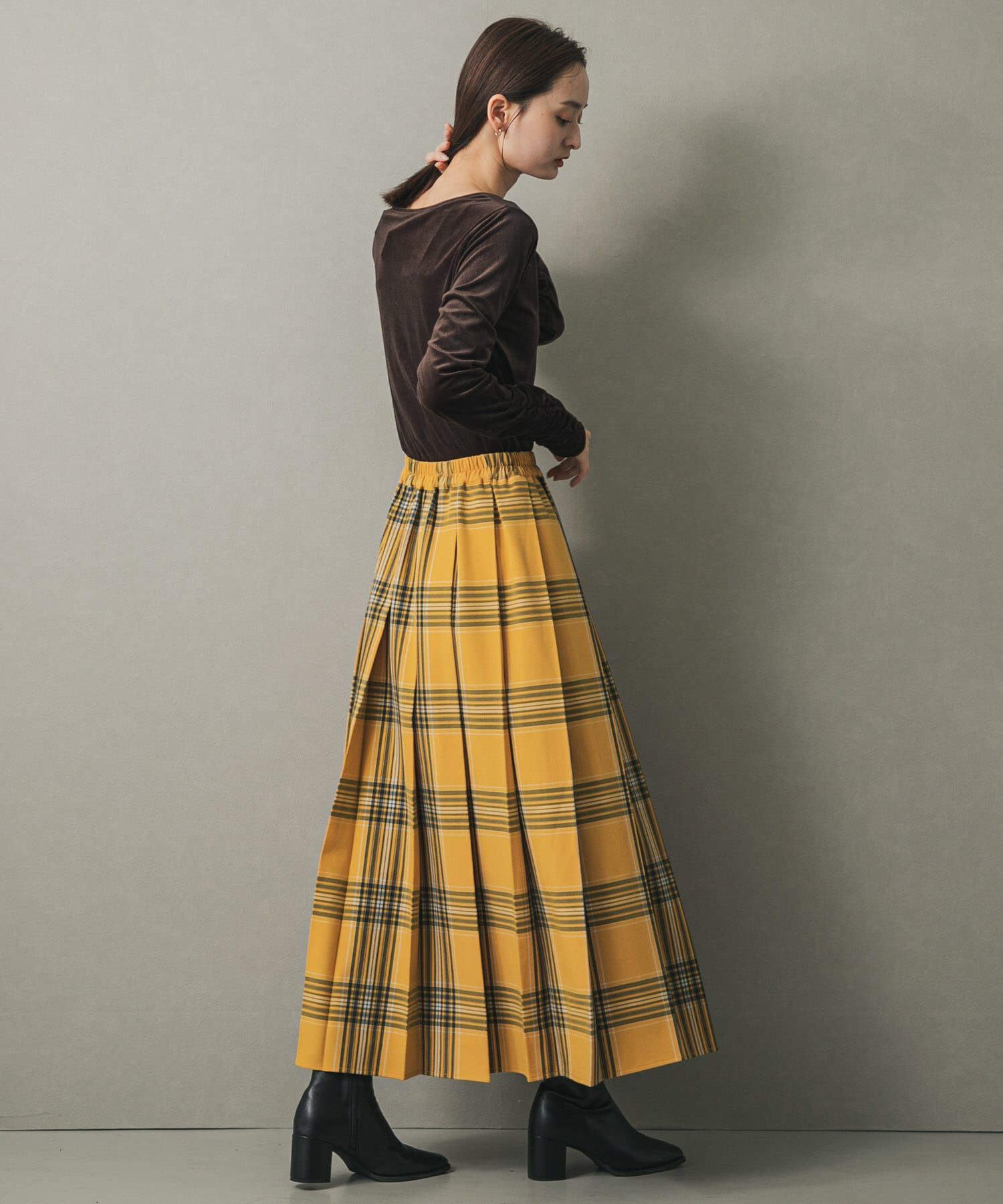 SENSE OF PLACE by URBAN RESEARCH「チェックプリーツスカート」|スカート|
