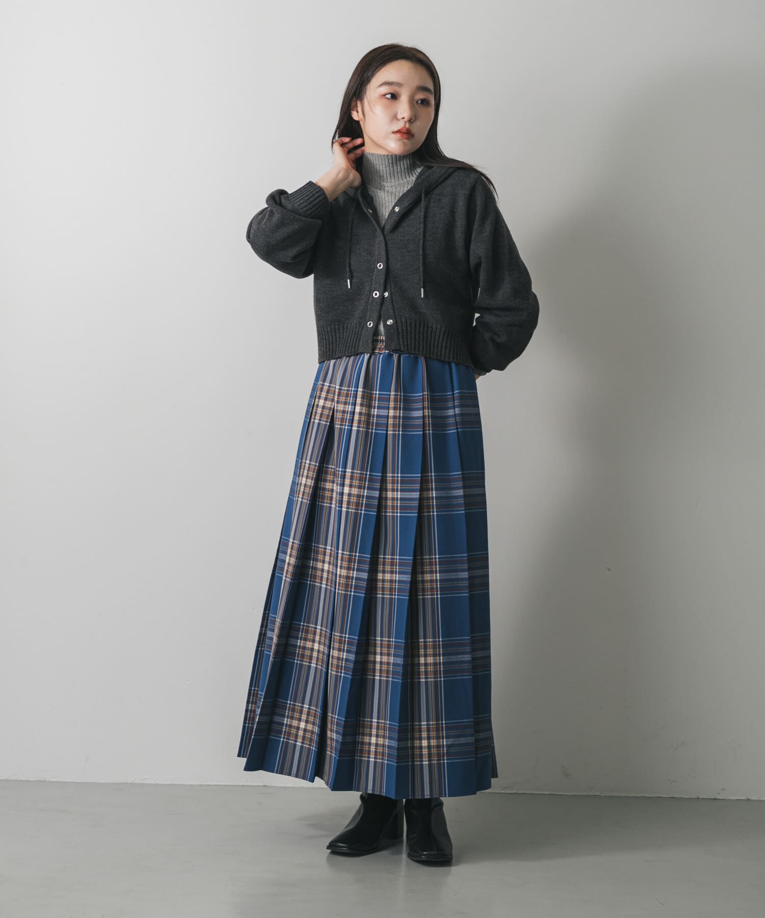 SENSE OF PLACE by URBAN RESEARCH「チェックプリーツスカート」|スカート|