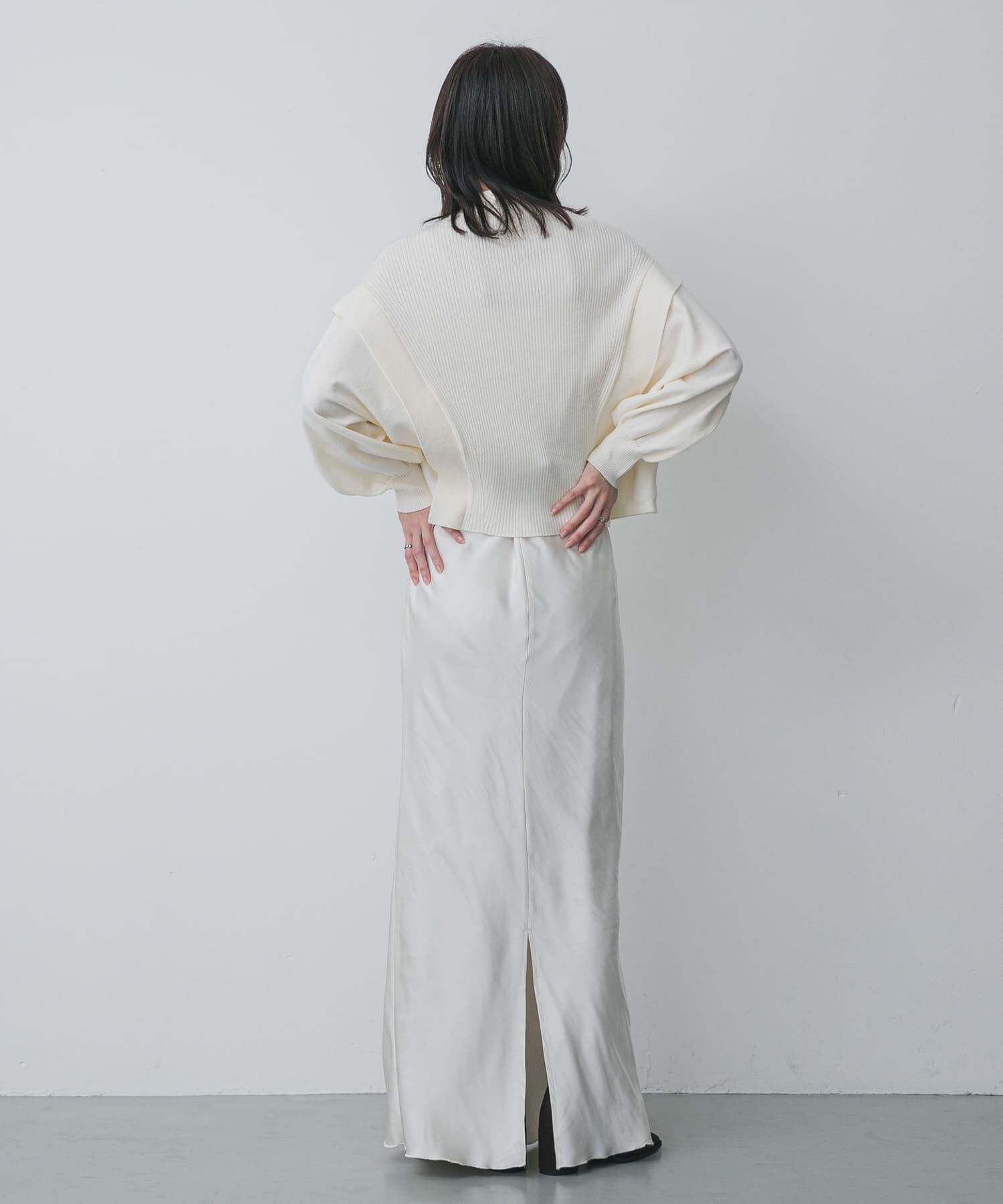 SENSE OF PLACE by URBAN RESEARCH「サテンアイラインスカート」|スカート|