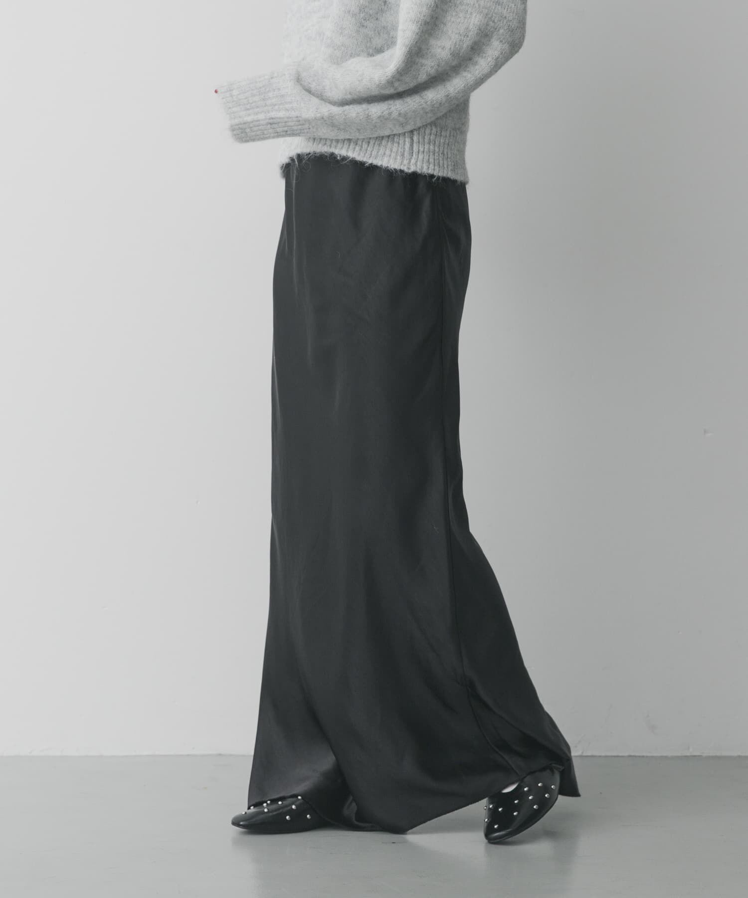 SENSE OF PLACE by URBAN RESEARCH「サテンアイラインスカート」|スカート|