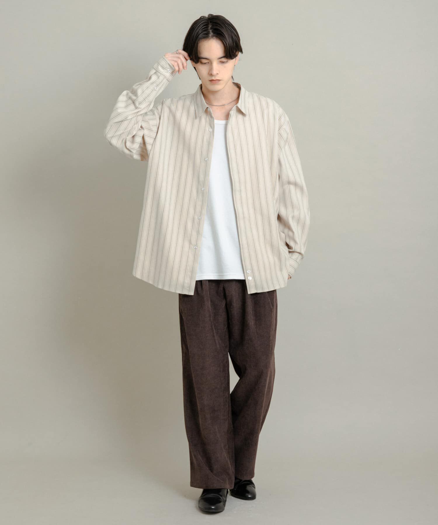 SENSE OF PLACE by URBAN RESEARCH「コンフォートピーチブロードシャツ」|シャツ・ブラウス|