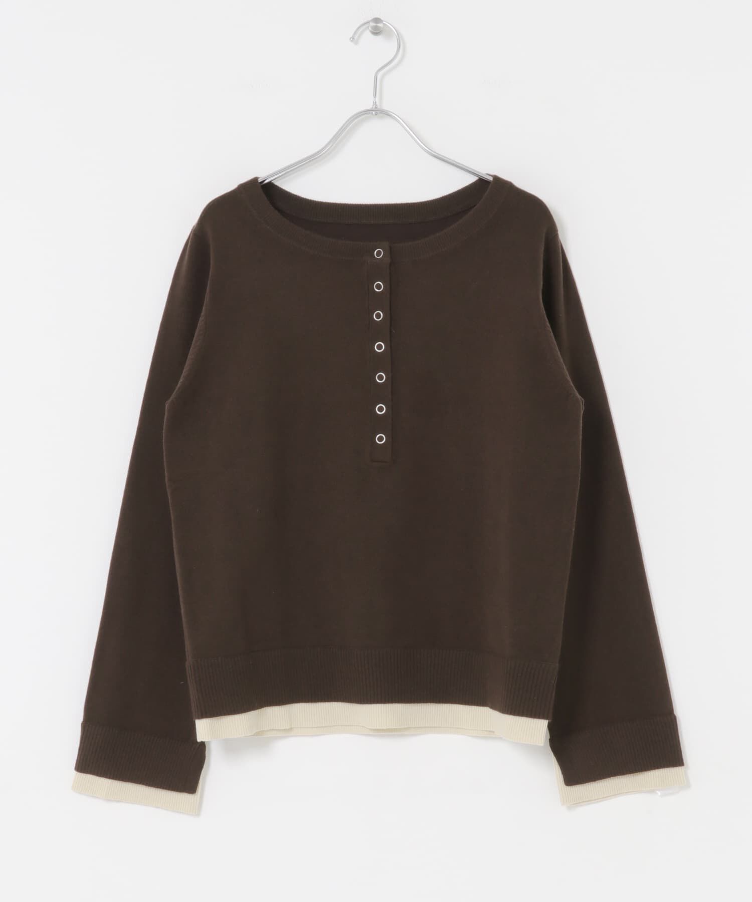 SENSE OF PLACE by URBAN RESEARCH「ヘンリーネックレイヤードセーター」|ニット・セーター|