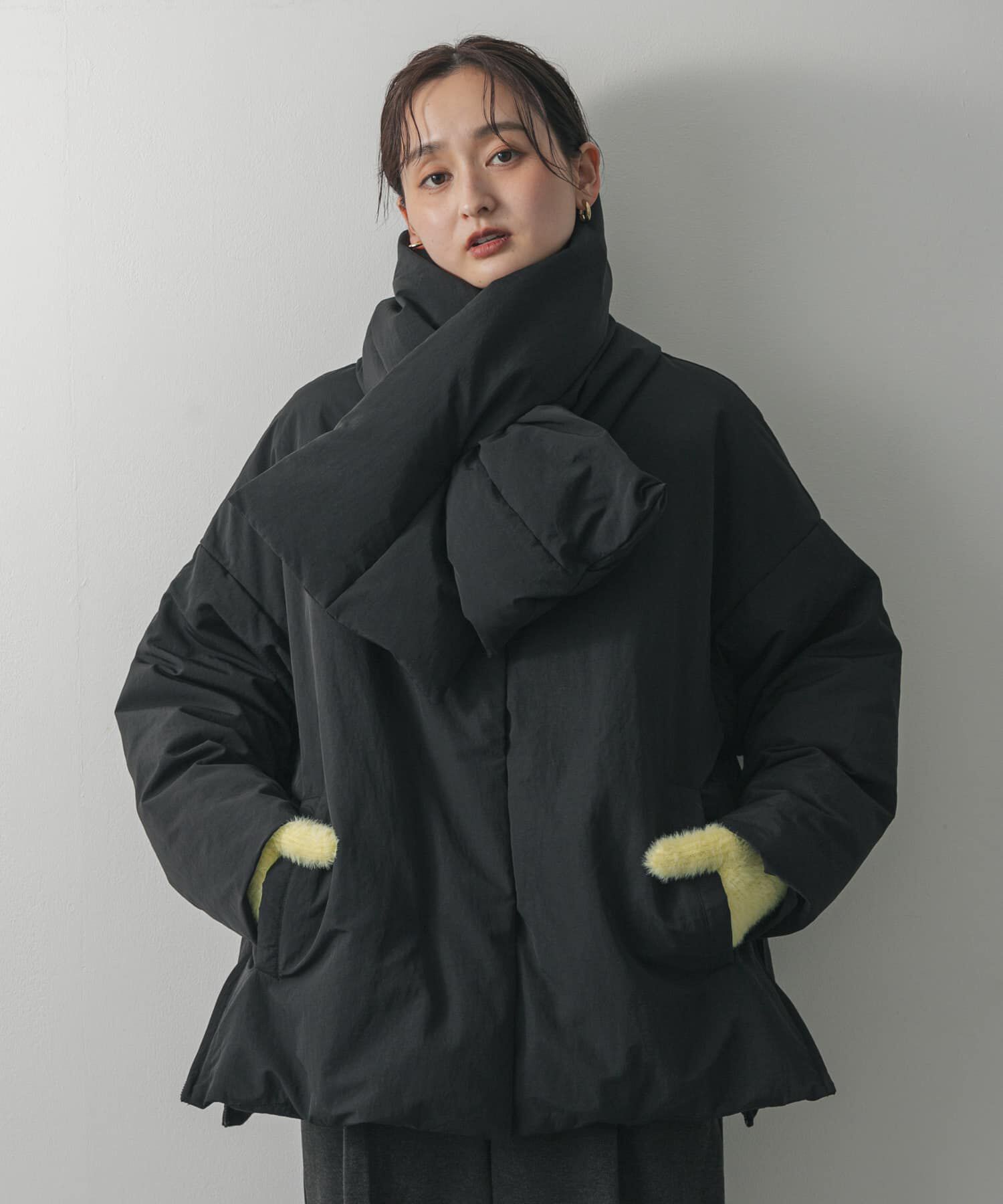 SENSE OF PLACE by URBAN RESEARCH「『WEB/一部店舗限定』マフラーツキシームレスダウン」|ダウン|