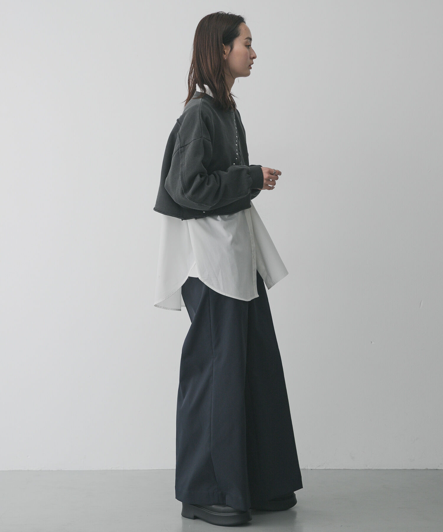 SENSE OF PLACE by URBAN RESEARCH「スタッズピグメントカットトップ」|スウェット・ジャージ|