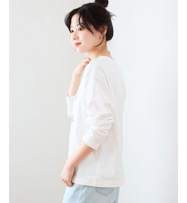  「ヴィンテージライクロゴロングTシャツ」|Tシャツ・カットソー|