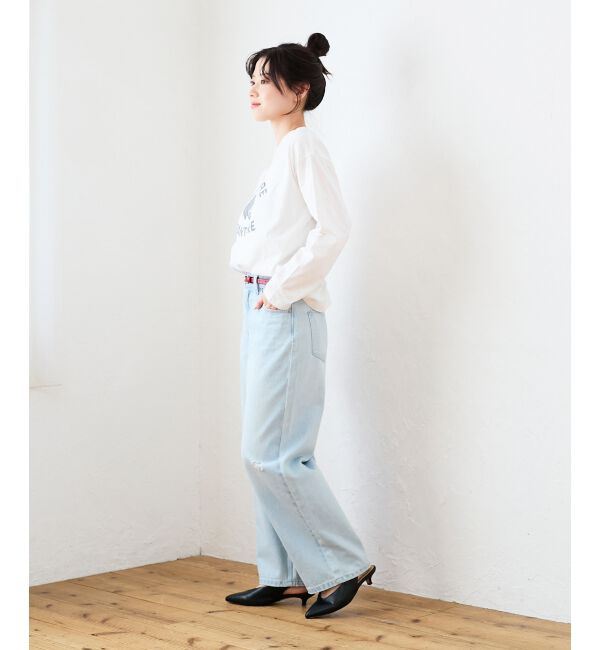  「ヴィンテージライクロゴロングTシャツ」|Tシャツ・カットソー|