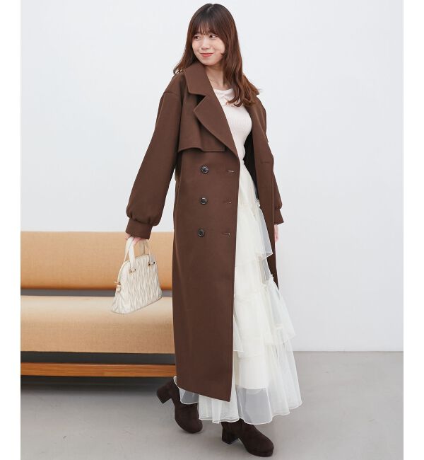  「レディロングチェスターコート」|チェスターコート|