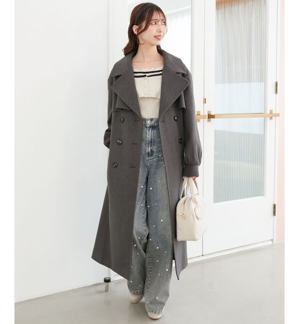  「レディロングチェスターコート」|チェスターコート|