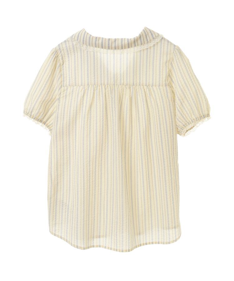 earth music&ecology「ミニパフショートスリーブブラウス」|シャツ・ブラウス|