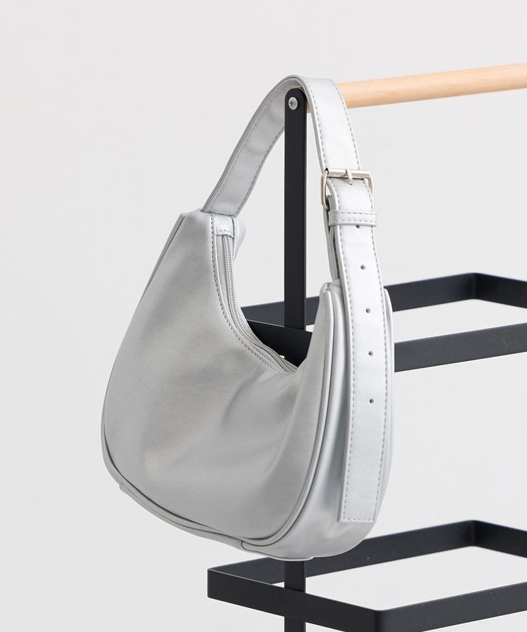 earth music&ecology「ハーフムーンアジャスタブルバッグ」|ハンドバッグ|