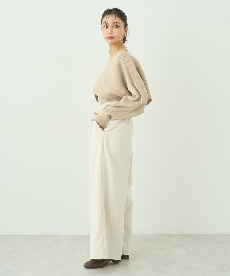 earth music&ecology「SET2点クロスニット＋キャミソール」|ニット・セーター|