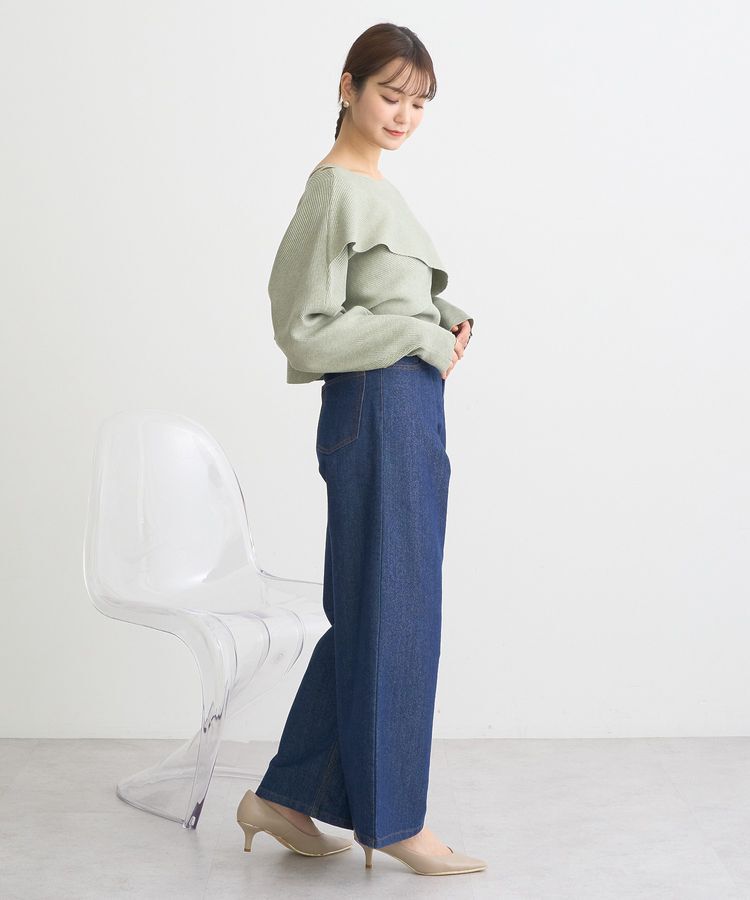 earth music&ecology「SET2点クロスニット＋キャミソール」|ニット・セーター|