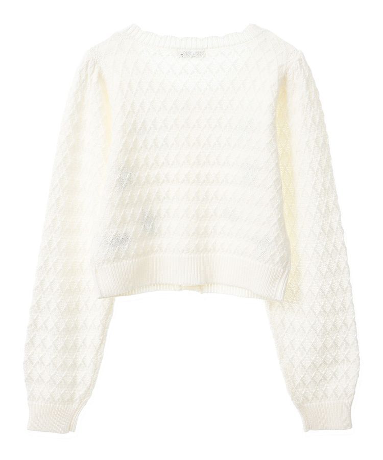 earth music&ecology「フラワー刺繍カーディガン」|カーディガン|