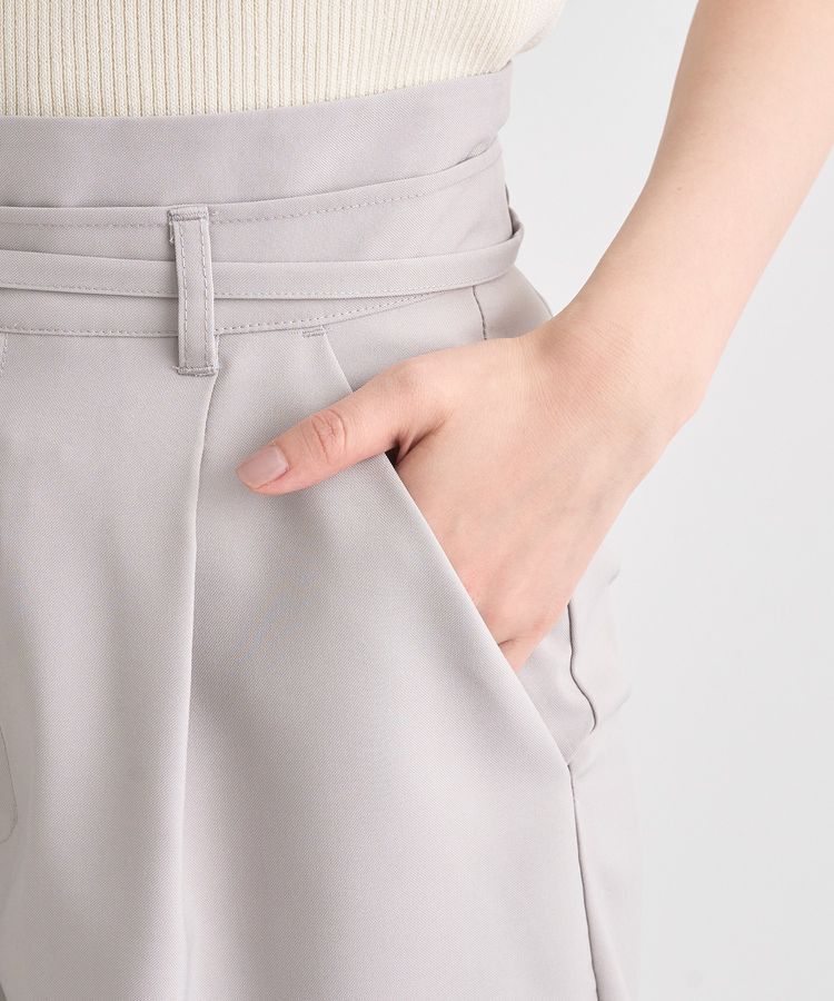 earth music&ecology「ウエストベルト付きショートパンツ」|その他|