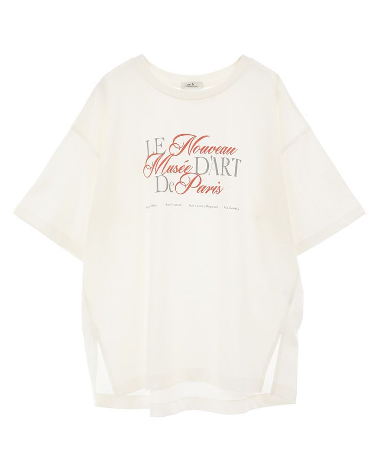 earth music&ecology「Le nouveauスリットT」|Tシャツ・カットソー|