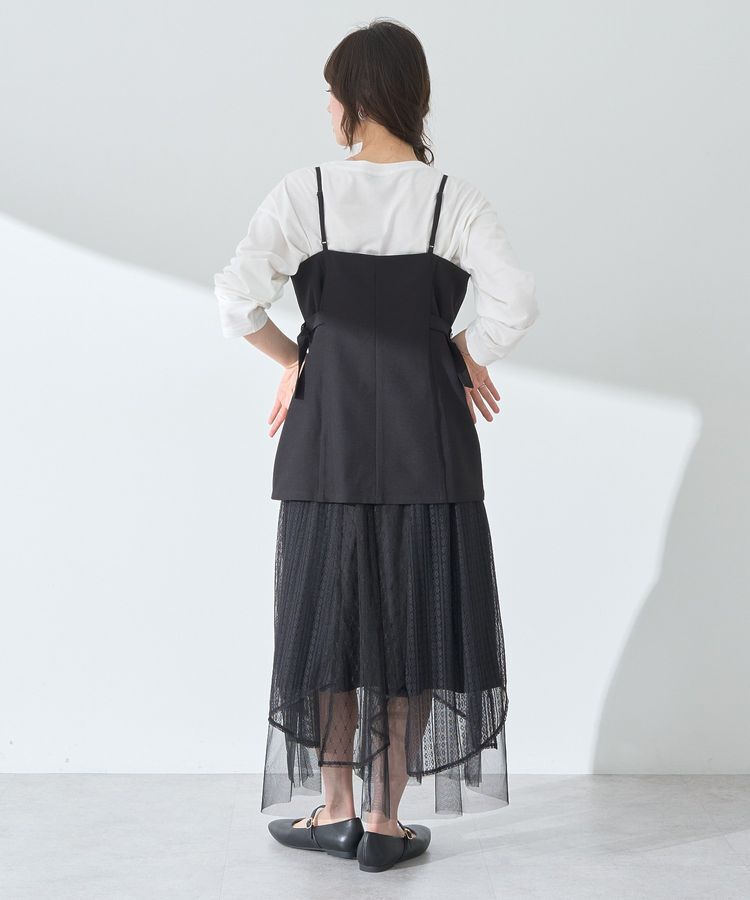 earth music&ecology「フロントボタンビスチェ」|ベスト・ジレ|