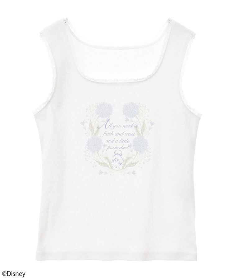 earth music&ecology「Tinker Bell/グラフィックタンク」|キャミソール|B