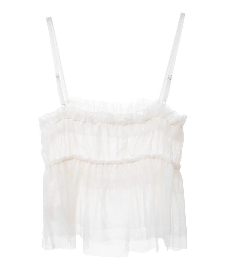 earth music&ecology「SET2点フラワープルオーバー＋チュールビスチェ」|Tシャツ・カットソー|