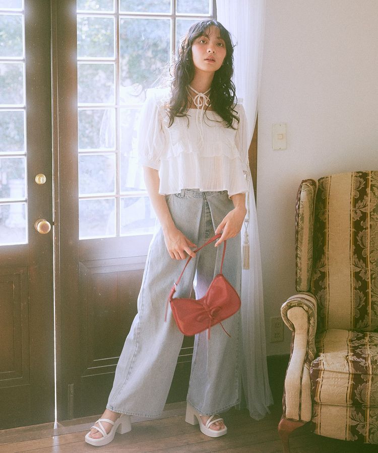 earth music&ecology「コード付きキャミソール」|キャミソール|