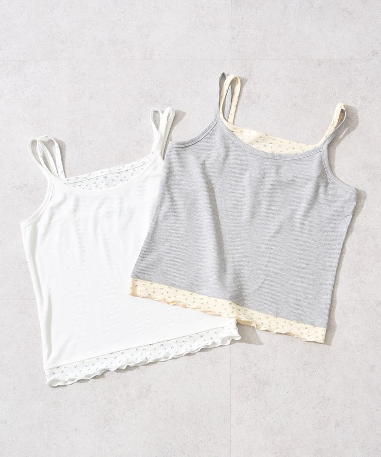 earth music&ecology「レイヤードキャミソール」|キャミソール|