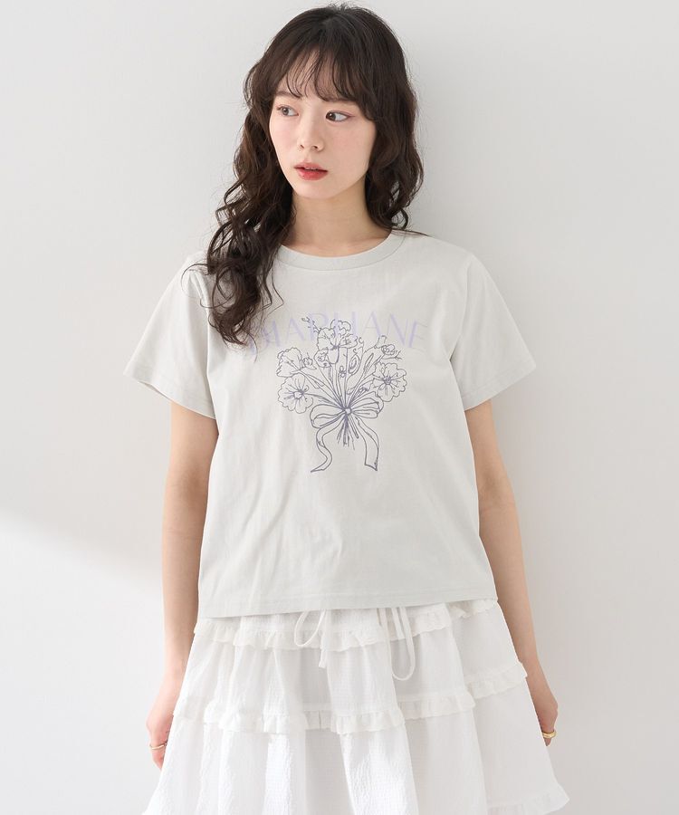 earth music&ecology「アソートロマンティックグラフィックT」|Tシャツ・カットソー|Mint
