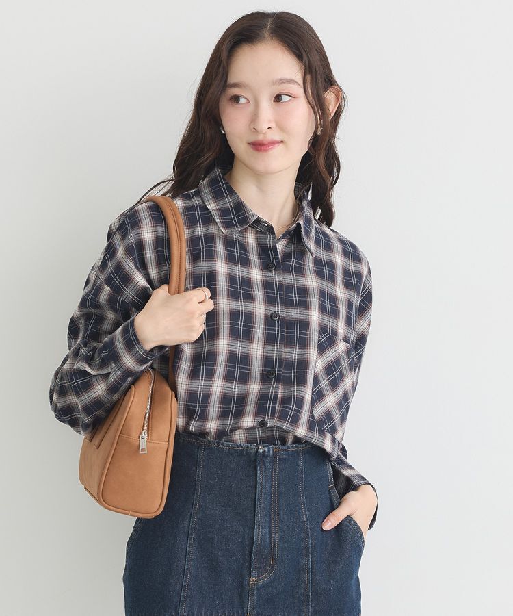 earth music&ecology「ワイドスクエアボストンバッグ」|ハンドバッグ|