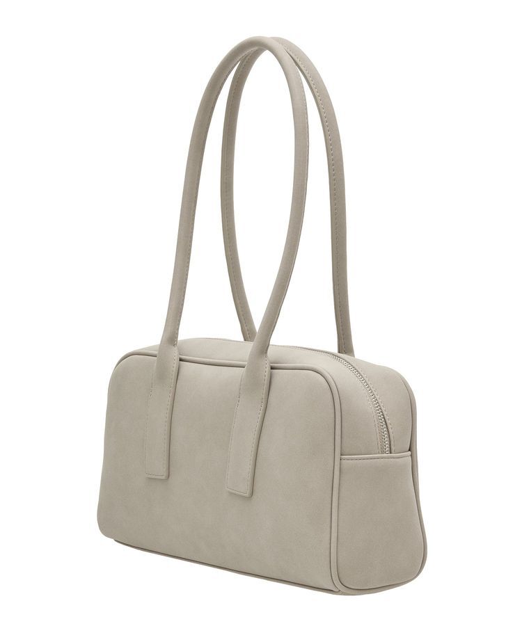 earth music&ecology「ワイドスクエアボストンバッグ」|ハンドバッグ|