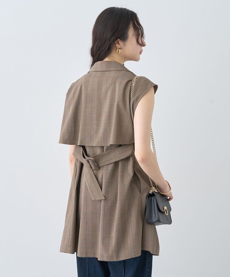 earth music&ecology「ショートジレンチ」|トレンチコート|