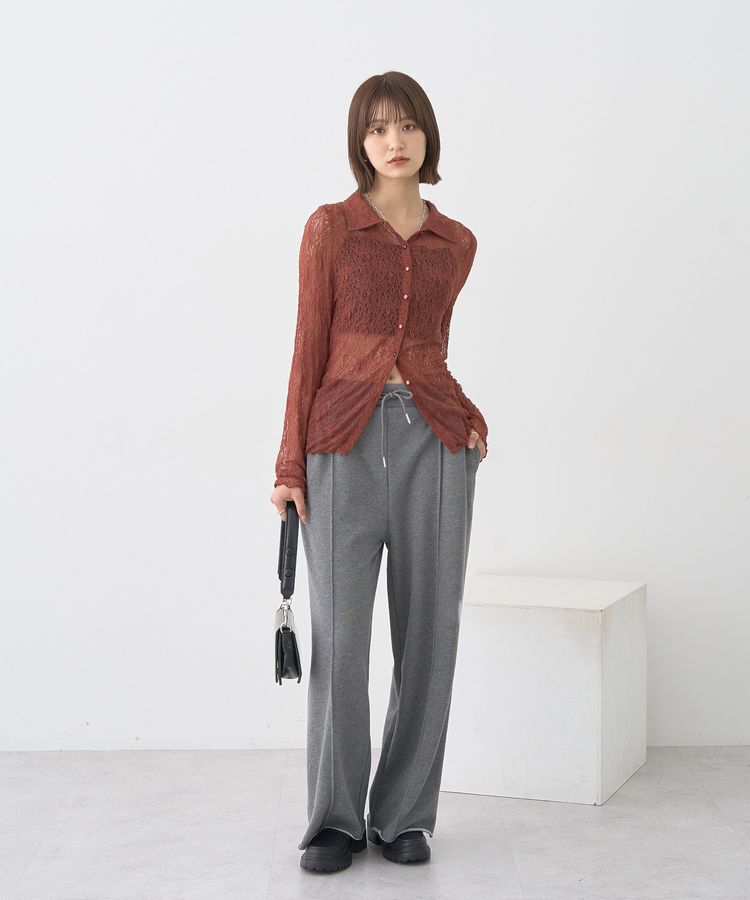 earth music&ecology「センターシームタックスウェットパンツ」|その他|