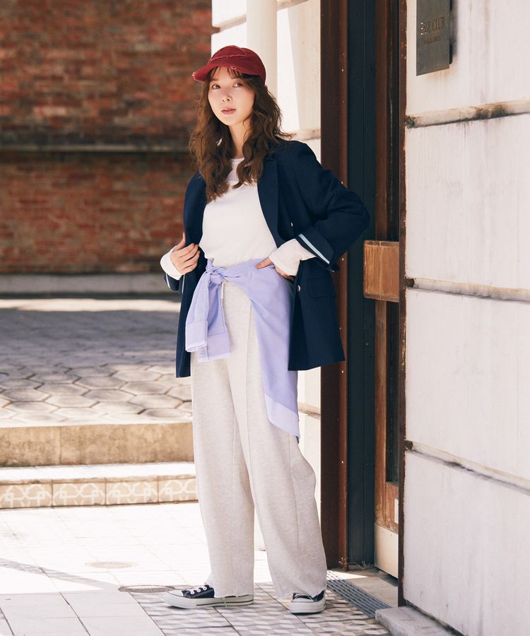 earth music&ecology「センターシームタックスウェットパンツ」|その他|