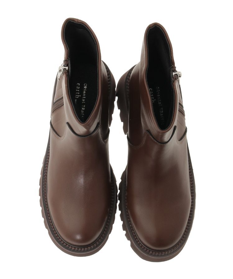 earth music&ecology「ORiental TRaffic サイドジップブーツ」|ショートブーツ|