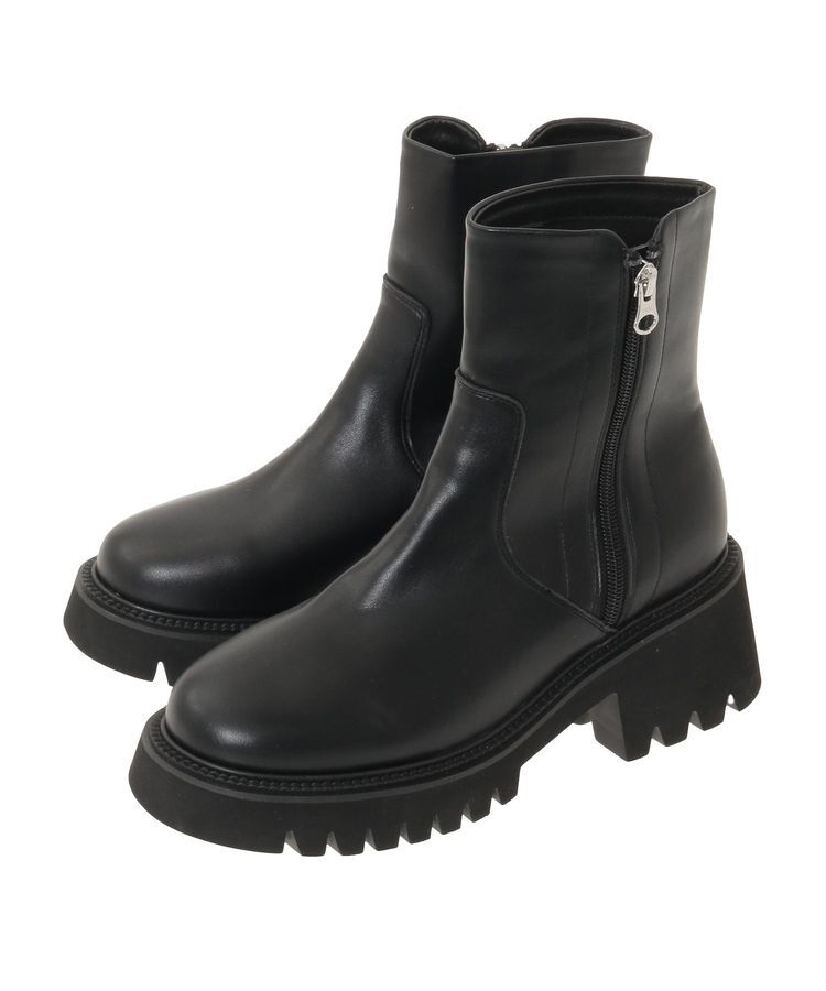 earth music&ecology「ORiental TRaffic サイドジップブーツ」|ショートブーツ|