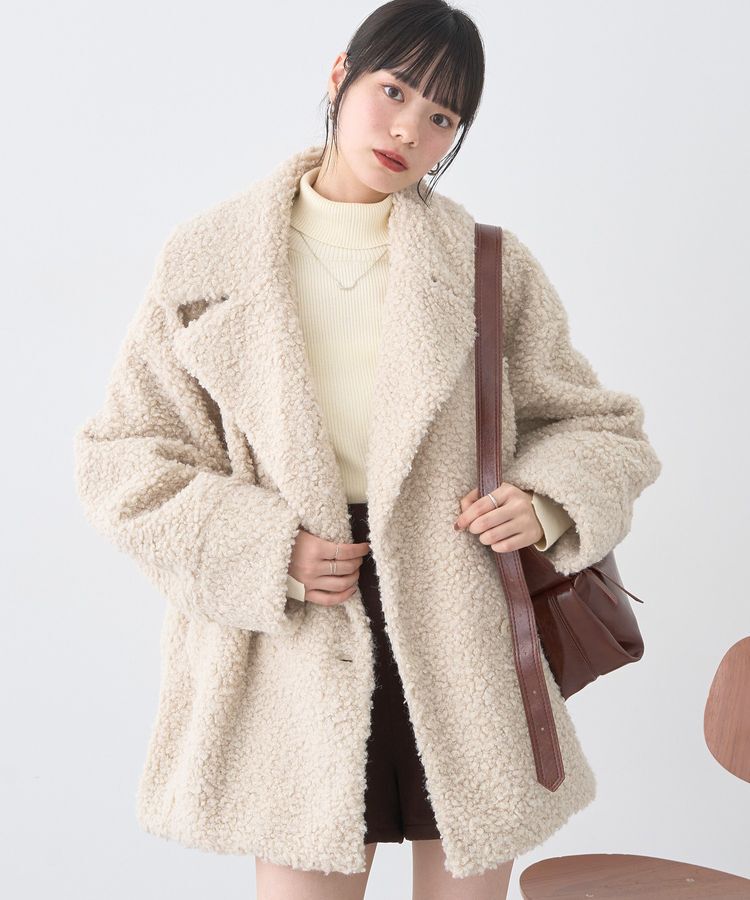 earth music&ecology「ループファーコート」|その他|