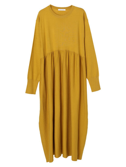  「パチパチしにくいドルマンニットワンピース」|ワンピース|