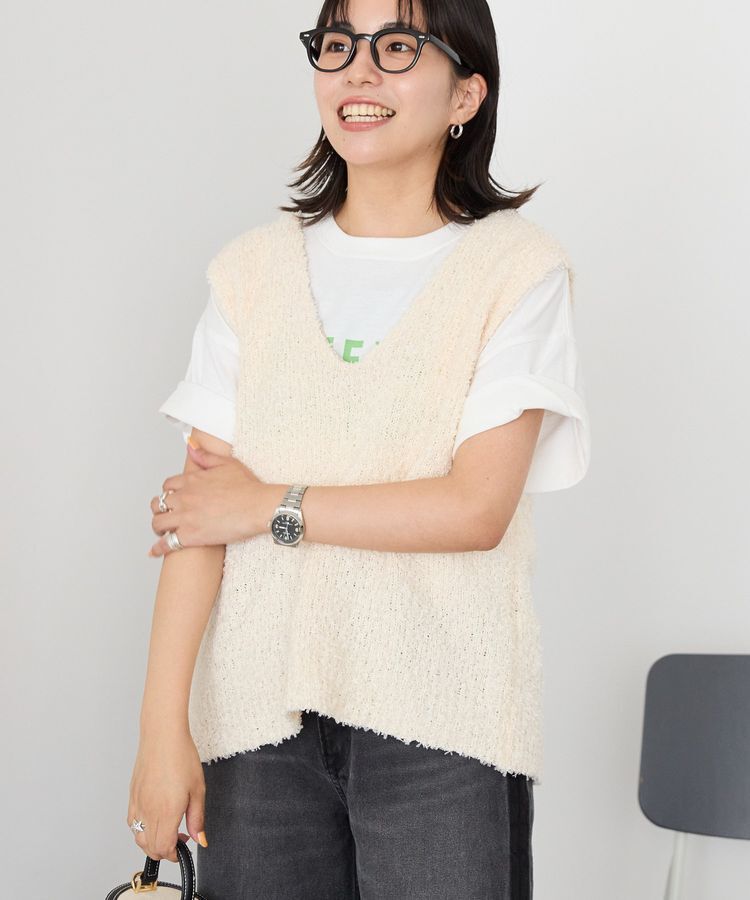 AMERICAN HOLIC「テープヤーンバックシャンベスト」|ベスト・ジレ|