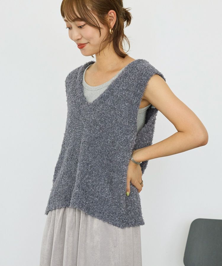 AMERICAN HOLIC「テープヤーンバックシャンベスト」|ベスト・ジレ|